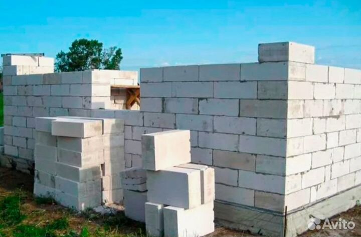 Газобетонные блоки D-500 600-300-150 мм