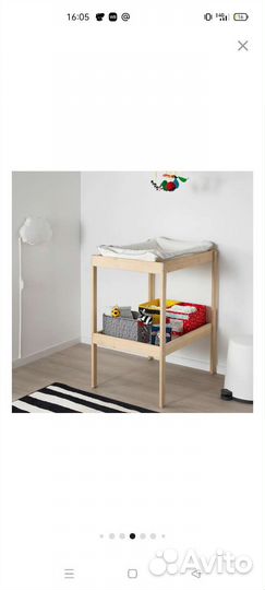 Пеленальный стол Икеа с матрасиком