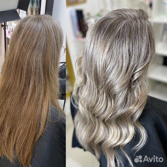 Услуги парикмахера окрашивание