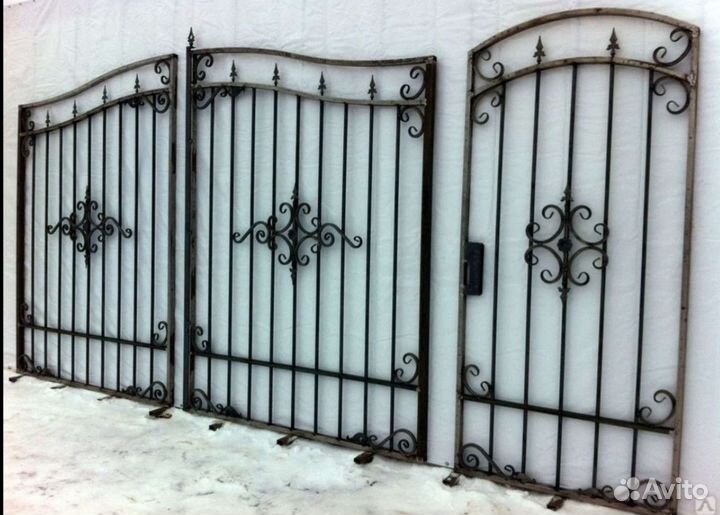 Ворота кованые #14.5. Каркас Ворот
