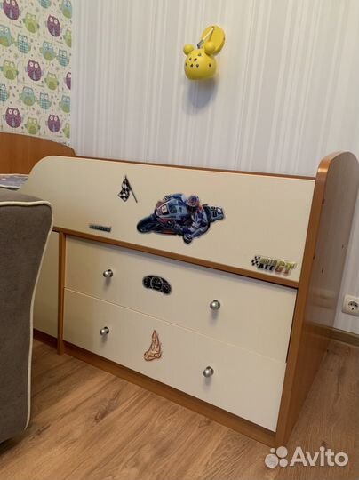 Детская кровать от 3 лет с бортиками бу