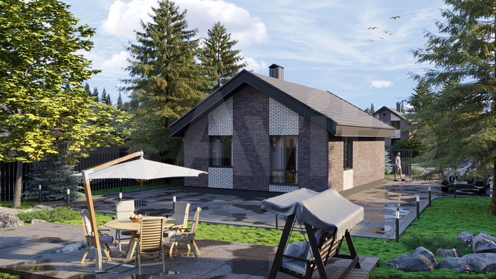 Коттедж 60 м² на участке 6 сот.