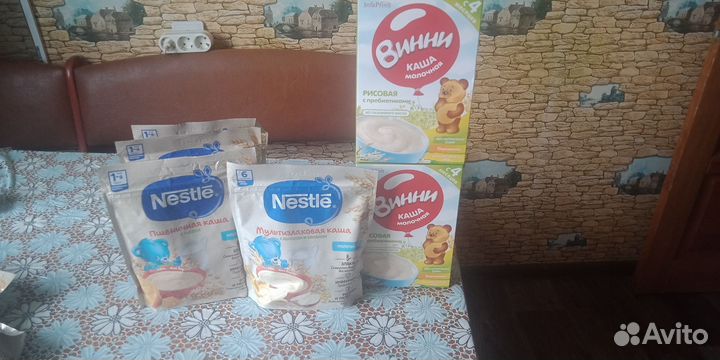 Детские каши молочные