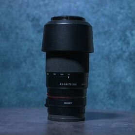 Sony 75-300mm F4.5-5.6 с переходником на E-mount