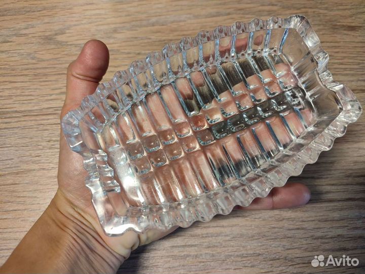 Хрустальная пепельница