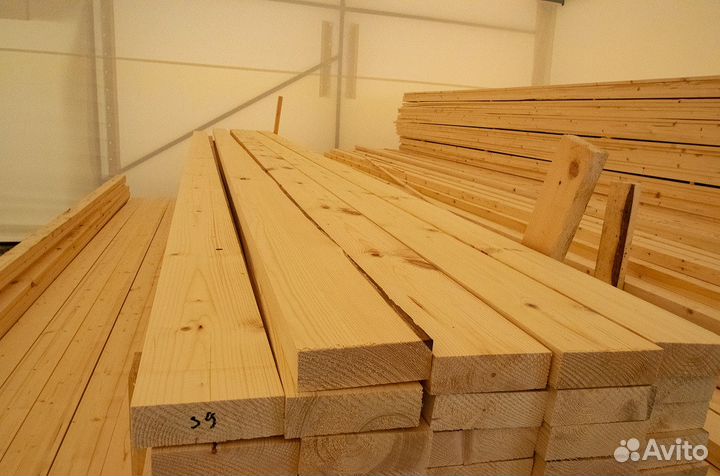 Доска 45х146х6000 сухая строганная ав