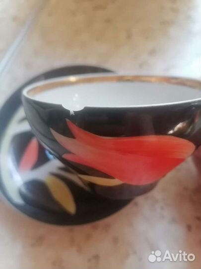 Чайная пара тюльпан, дулево