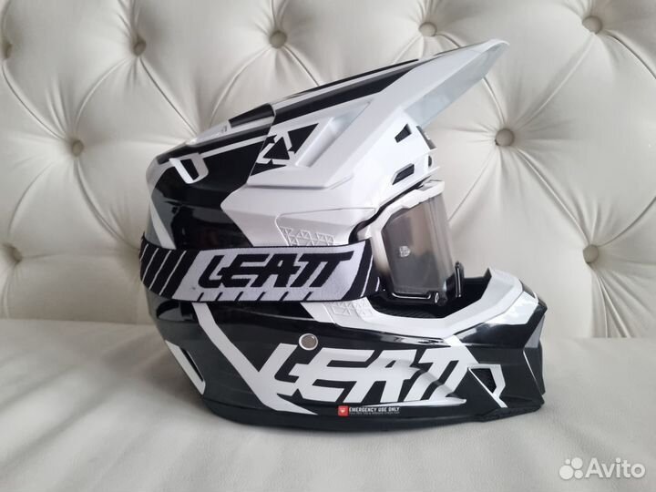 White Вlасk New enduro Kit шлем Leatt 7.5