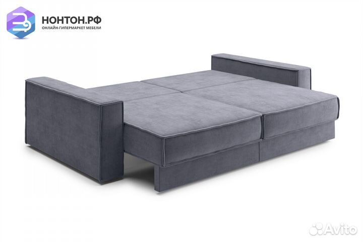 Диван тик-так Сохо 3-х местный темно-серый