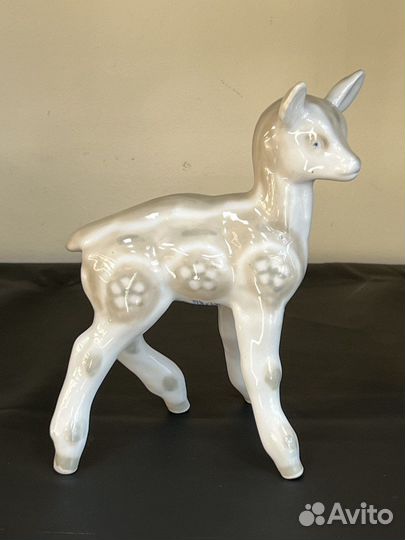 Статуэтка Оленёнок Дулёво 21 см