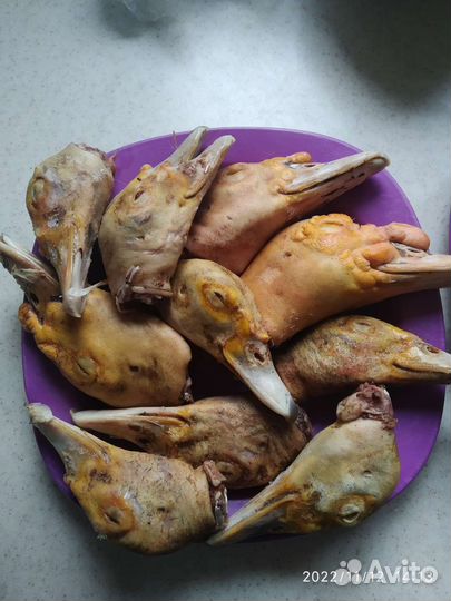 Утиные головы,шеи фермерские и др.субпродукты