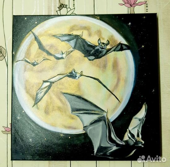 Картина холст 40 на 40 масло