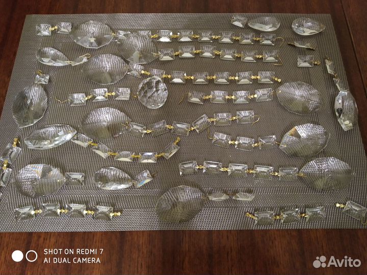Хрустальные подвески для люстры Чехословакия