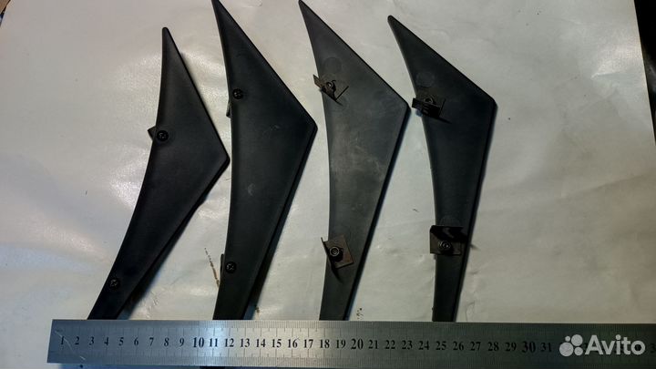 Элероны сплиттеры губа на бампер универсальная