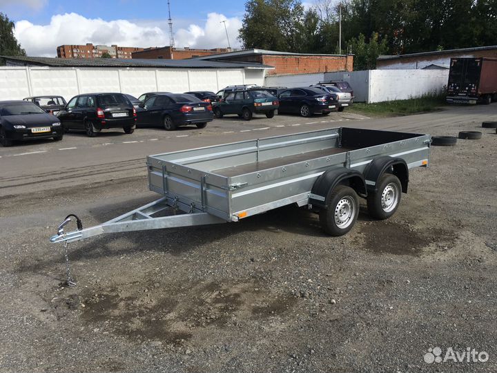 Прицеп двухосный 3,5 м х 1,5 м от производителя