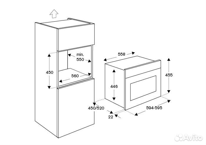 Духовой шкаф с пароваркой Bertazzoni F457provtx