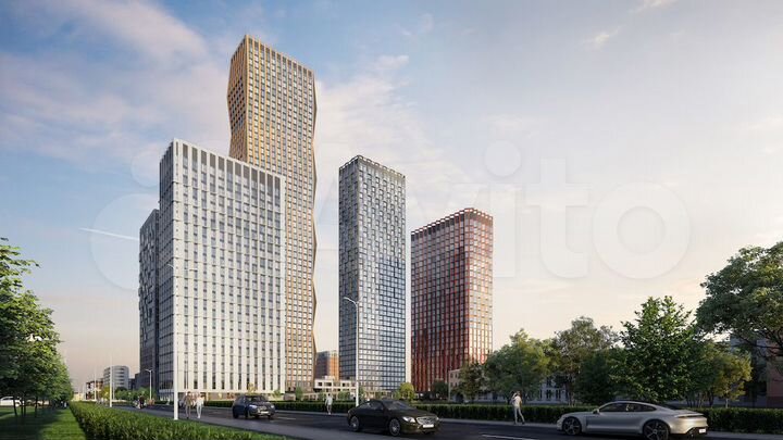 2-к. квартира, 66,4 м², 17/28 эт.