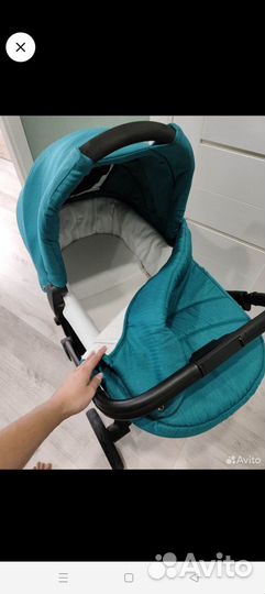 Коляска для новорожденных 2в1 б/у