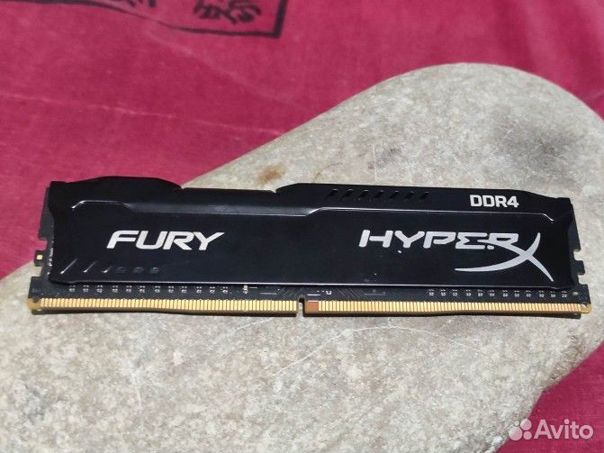 Оперативная память HyperX fury Black ddr4 8gb
