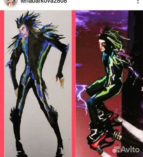 Разработка эскизов и тз к сценический костюмам