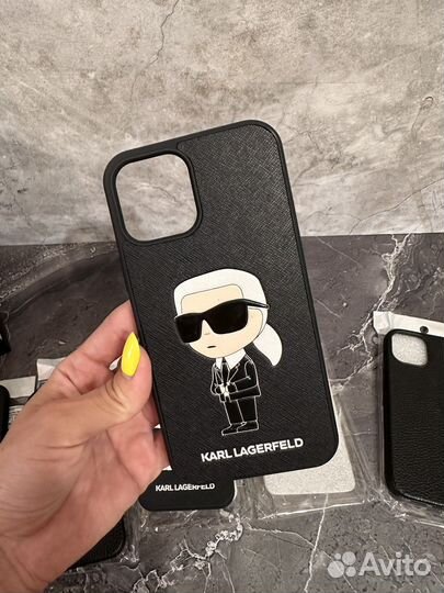 Чехол iPhone 12pro -14 promax Karl Lagerfeld