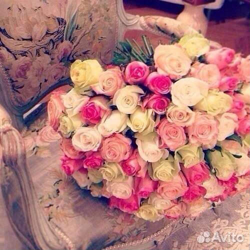 Цветы розы букет