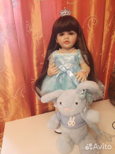 Кукла силиконовая,55см