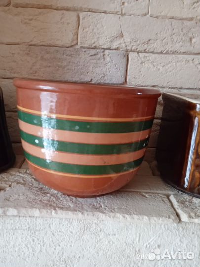 Керамические кашпо для цветов СССР