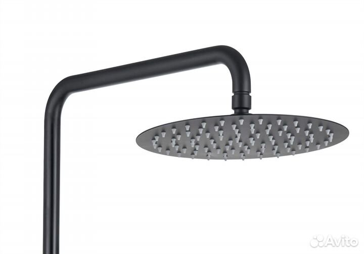 Душевая система 3jet 250мм aquatek, матовый черны