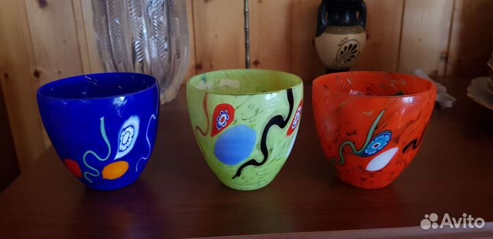 Стаканы муранское стекло