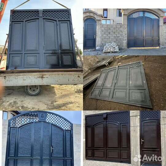 Ворота кованые классика