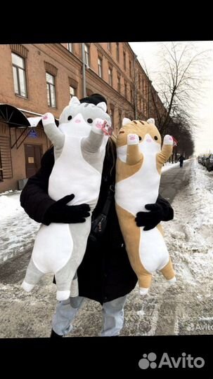 Кот батон сосиска обнимашка