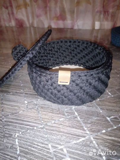 Корзинка вязанная крючком
