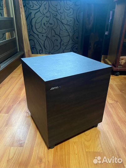 Jamo S608 HCS3, сабвуфер, Ресивер Pioneer VSX-527