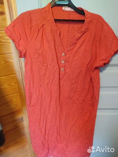 Платье льняное