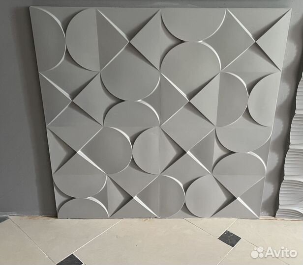3 D панель из гипса
