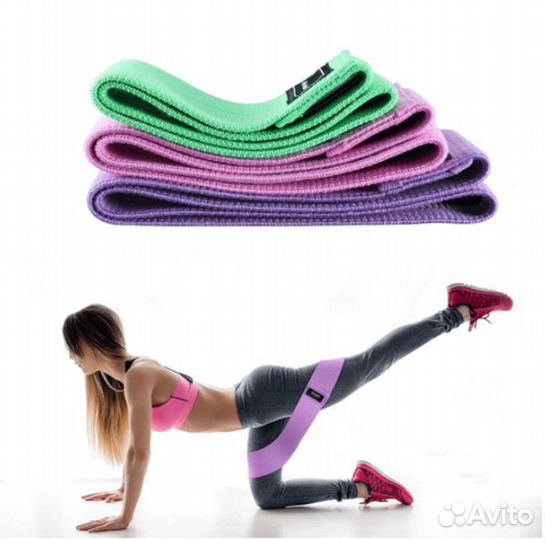 Тканевые фитнес резинки