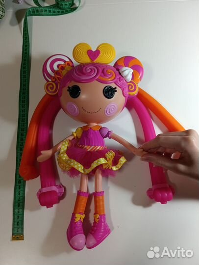 Большая кукла Лалалупси волосы тянучки 33см рост