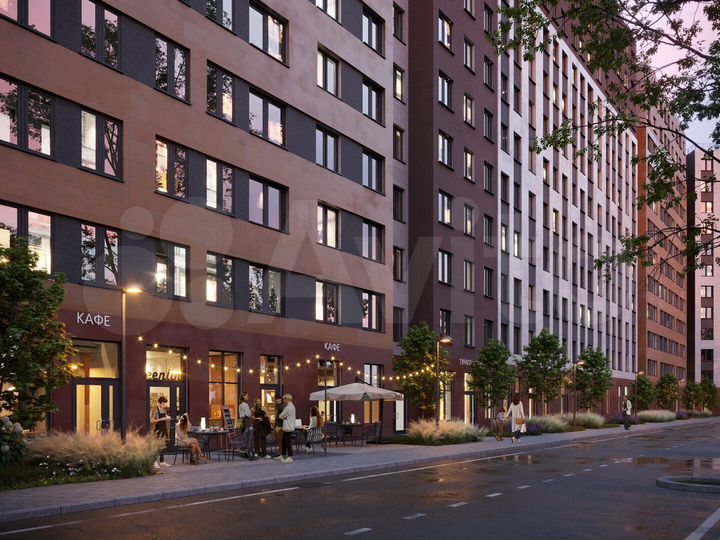 2-к. квартира, 57,2 м², 4/12 эт.