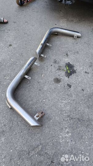 Защита заднего бампера lexus 570