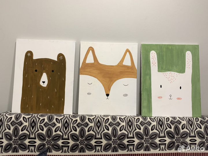 Картины для декора детской комнаты