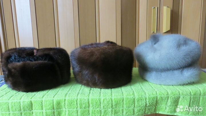 Шапка зимняя меховая женская норковая