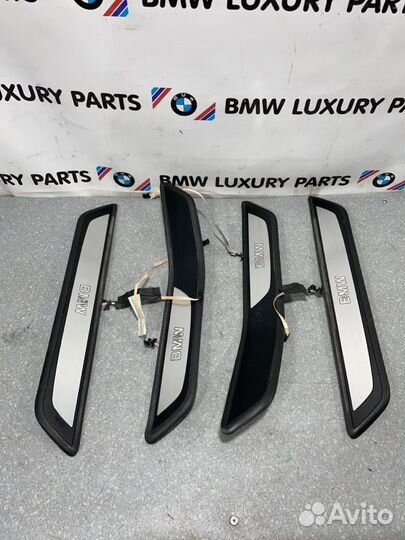 Накладка на порог наружная Bmw 7 F01 N63B44