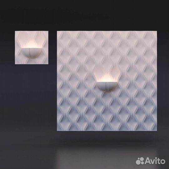 Гипсовая 3D панель 