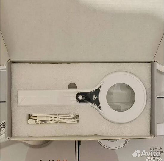 Лампа Вуда медицинская / ветеринарная с лупой