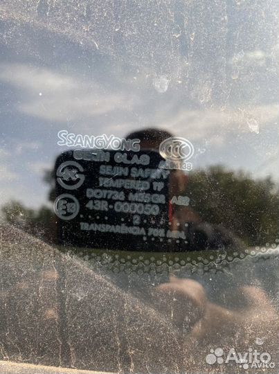 Стекло треугольник заднее правое SsangYong Kyron