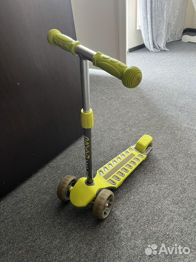 Самокат трехколесный рост 90-130