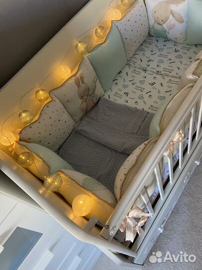 Бортики в детскую кроватку