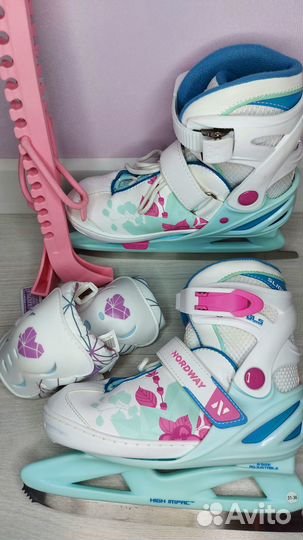 Коньки детские раздвижные Nordway Slide 31-36