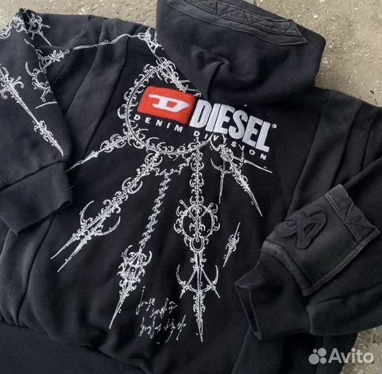 Зип худи diesel